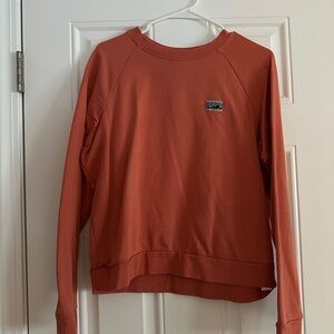 Patagonia Women's Orange Crewneck Sweatshirt Size M